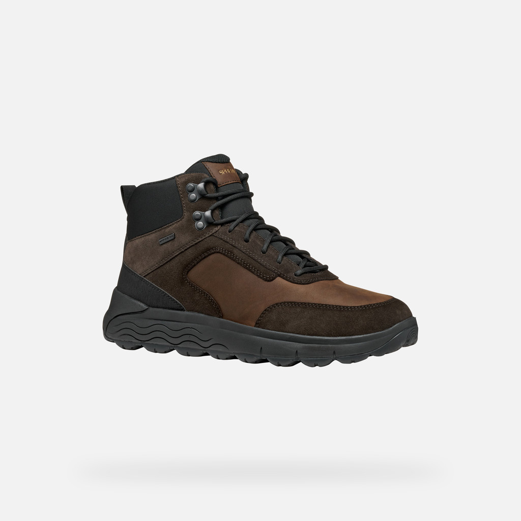 Waterproof boots SPHERICA 4X4 ABX MAN Dark Brown - image number 2 | GEOX