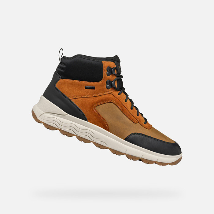 Chaussures imperméables SPHERICA 4X4 ABX HOMME Ocre | GEOX