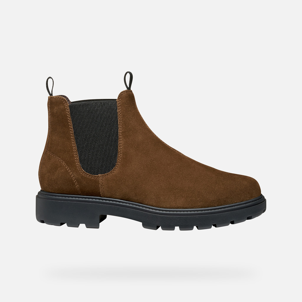 Chelsea boots SPHERICA EC7 MAN Brown cotto - image number 1 | GEOX