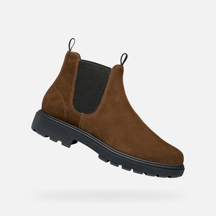 Bottines chelsea SPHERICA EC7 HOMME Cognac | GEOX