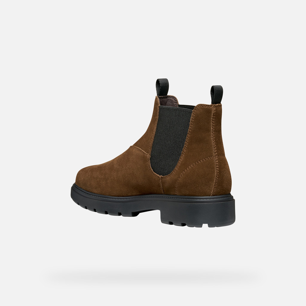 Chelsea boots SPHERICA EC7 MAN Brown cotto - image number 3 | GEOX