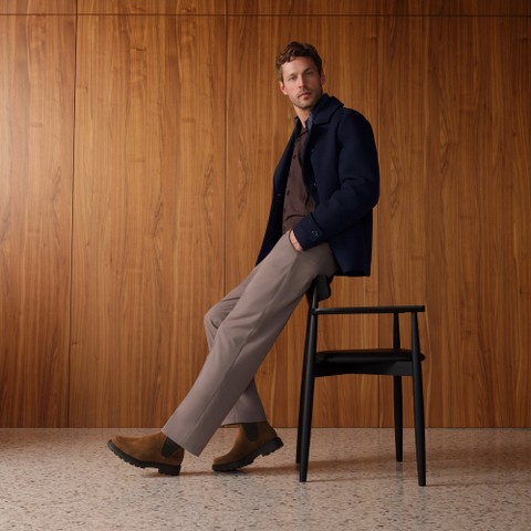 Bottines Chelsea SPHERICA EC7 HOMME Cognac - image number 1 | GEOX