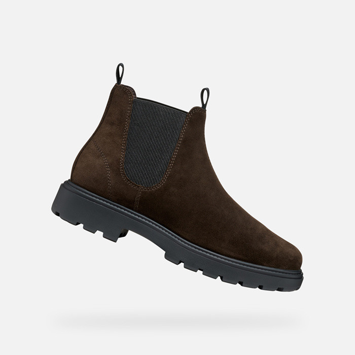 Chelsea boots SPHERICA EC7 HERR Dunkelbraun | GEOX