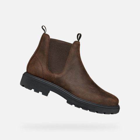 Geox SPHERICA EC7 HERR Chelsea Boots in Testa di Moro Geox