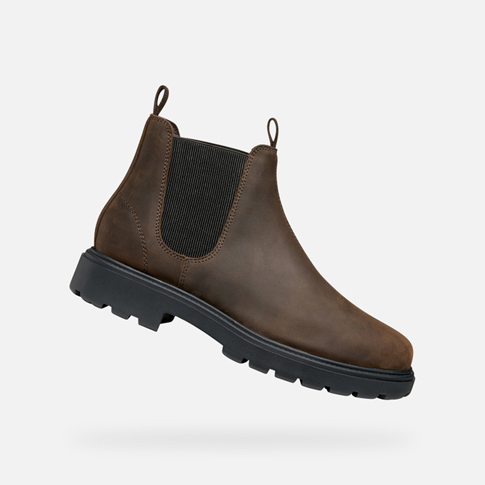 Chelsea boots SPHERICA EC7 MAN Coffee | GEOX