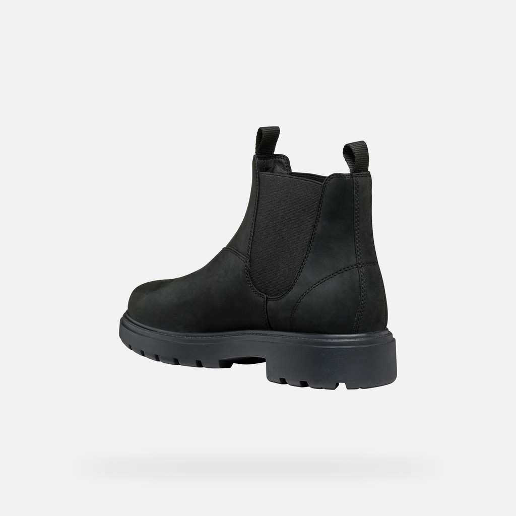 Geox® SPHERICA EC7 MAN: Black Chelsea boots | Geox