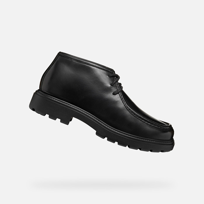 Chaussures en cuir SPHERICA EC7 HOMME Noir | GEOX