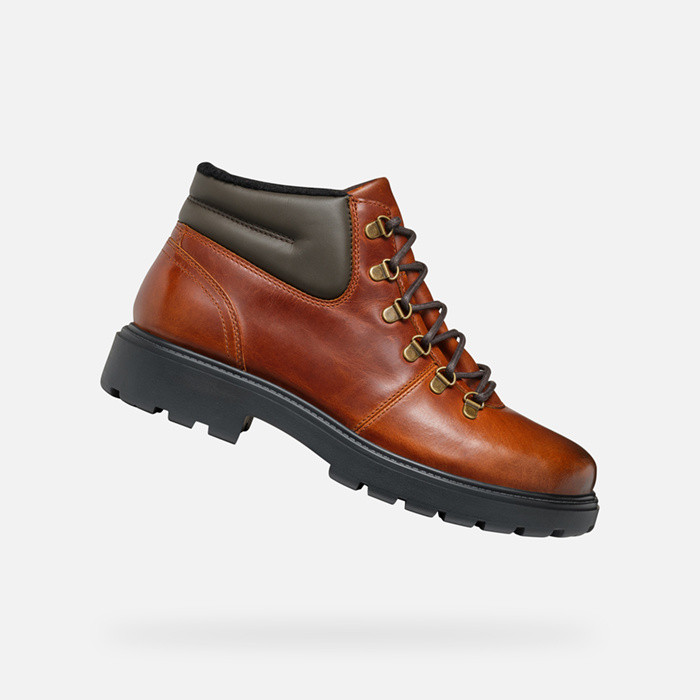 Ankle boots with laces SPHERICA EC7 MAN Brown | GEOX