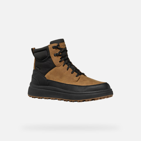 Waterproof boots GRANITO + GRIP ABX MAN Ochre/Black - image number 2 | GEOX
