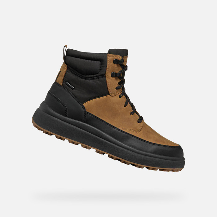 Waterproof boots GRANITO + GRIP ABX MAN Ochre/Black | GEOX
