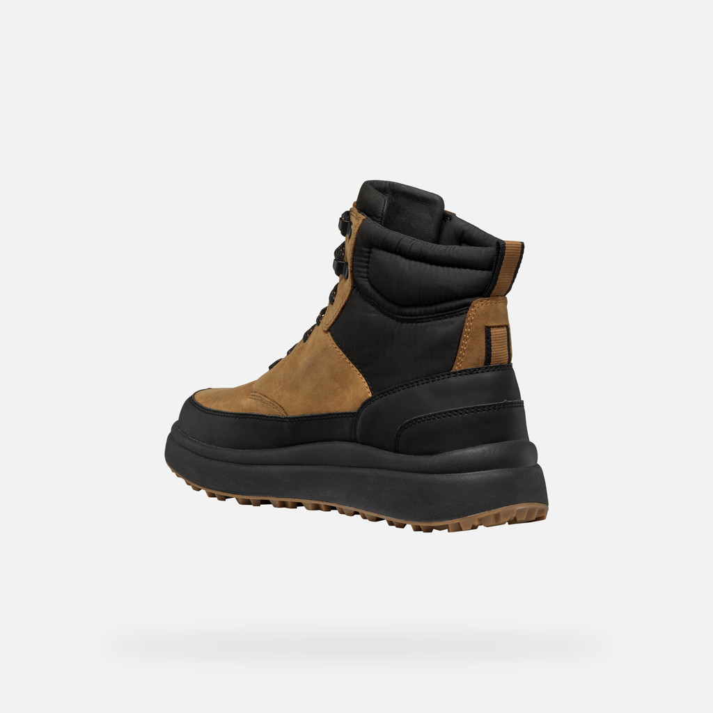 Waterproof boots GRANITO + GRIP ABX MAN Ochre/Black - image number 3 | GEOX