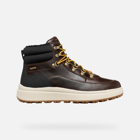 Bottines imperm&eacute;ables GRANITO + GRIP ABX HOMME Marron fonc&eacute; - image number 2 | GEOX