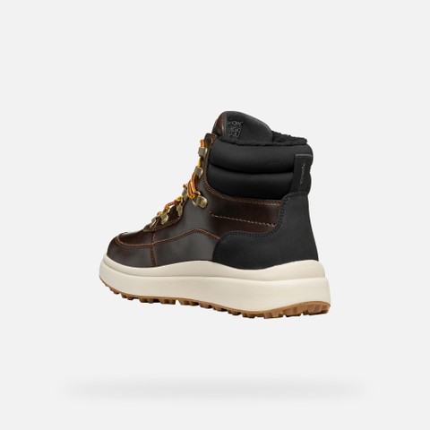 Bottines imperm&eacute;ables GRANITO + GRIP ABX HOMME Marron fonc&eacute; - image number 4 | GEOX
