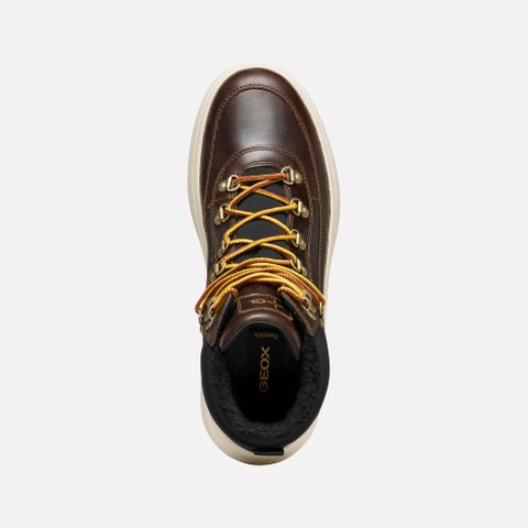 Bottines imperm&eacute;ables GRANITO + GRIP ABX HOMME Marron fonc&eacute; - image number 6 | GEOX