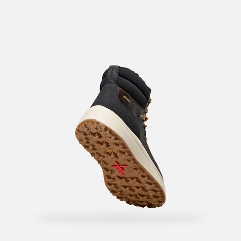 Bottines imperm&eacute;ables GRANITO + GRIP ABX HOMME Marron fonc&eacute; - image number 8 | GEOX