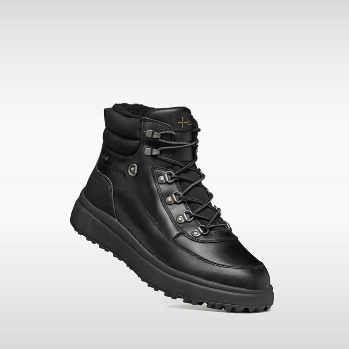 Bottines imperm&eacute;ables GRANITO + GRIP ABX HOMME Noir | GEOX