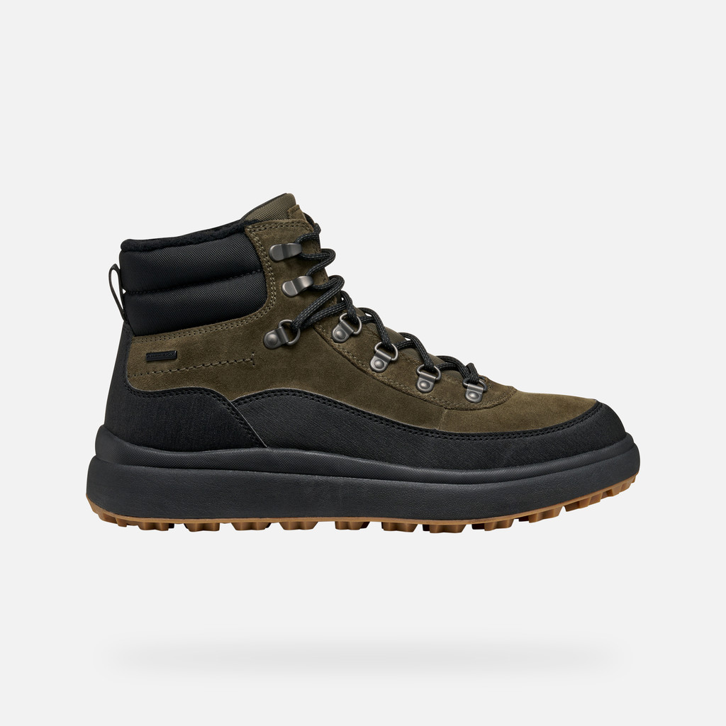 Waterproof boots GRANITO + GRIP ABX MAN Military/Black - image number 1 | GEOX