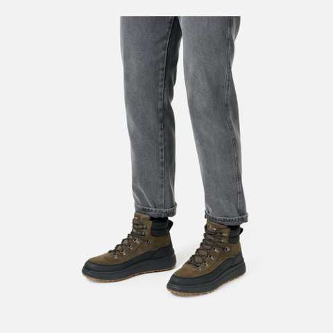 Waterproof boots GRANITO + GRIP ABX MAN Military/Black - image number 2 | GEOX