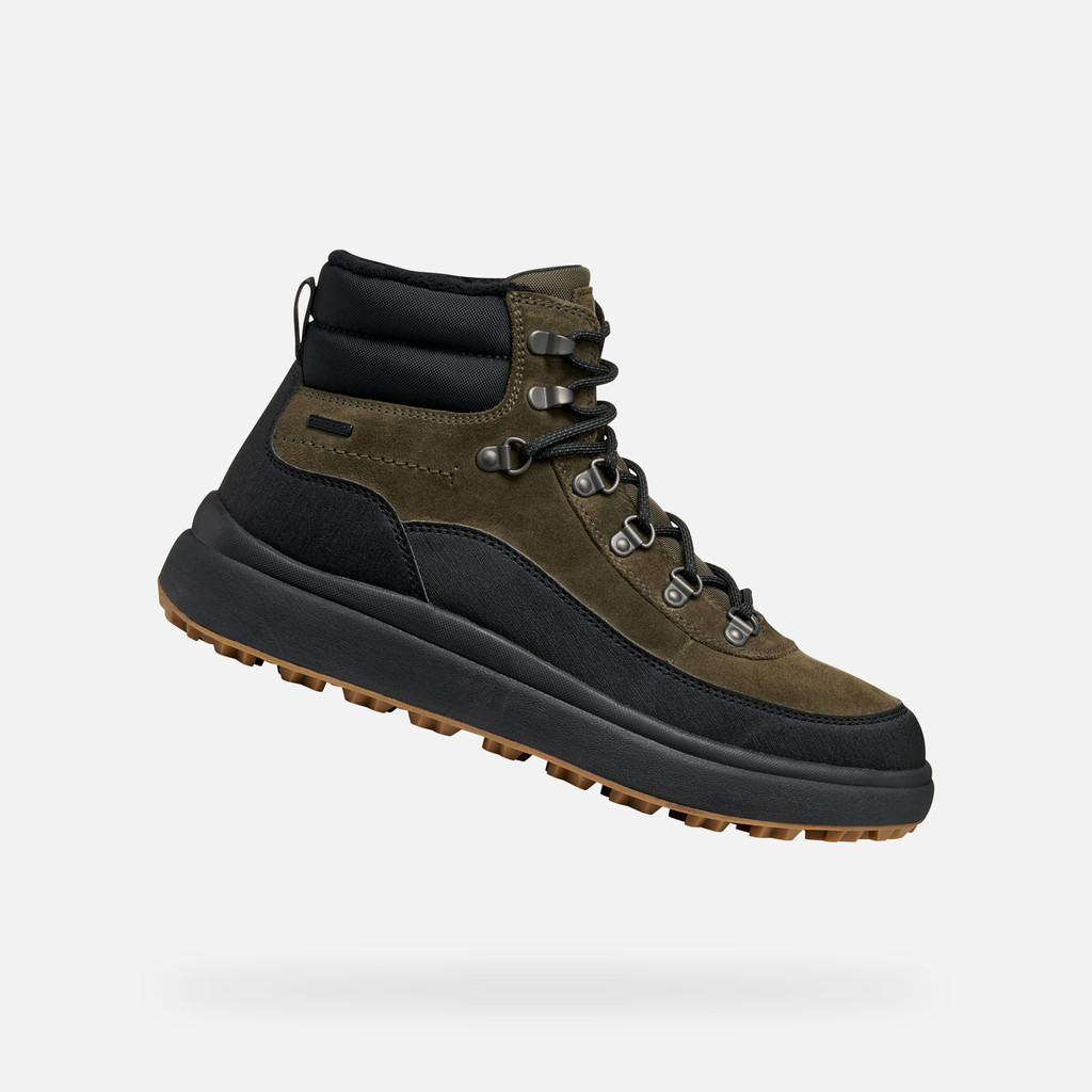Waterproof boots GRANITO + GRIP ABX MAN Military/Black - image number 0 | GEOX