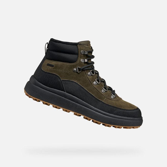 Botas impermeables GRANITO + GRIP ABX HOMBRE Verde militar/Negro | GEOX