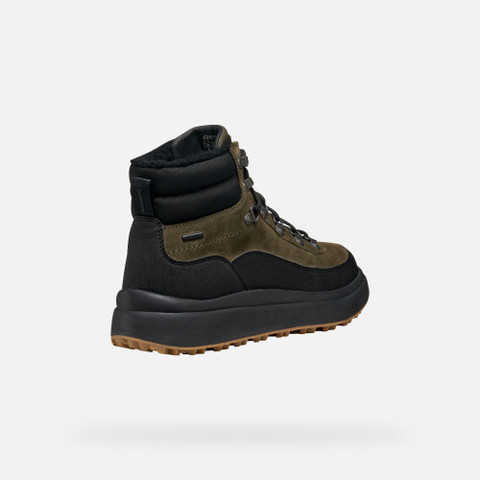Waterproof boots GRANITO + GRIP ABX MAN Military/Black - image number 5 | GEOX