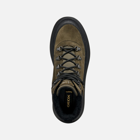 Waterproof boots GRANITO + GRIP ABX MAN Military/Black - image number 6 | GEOX