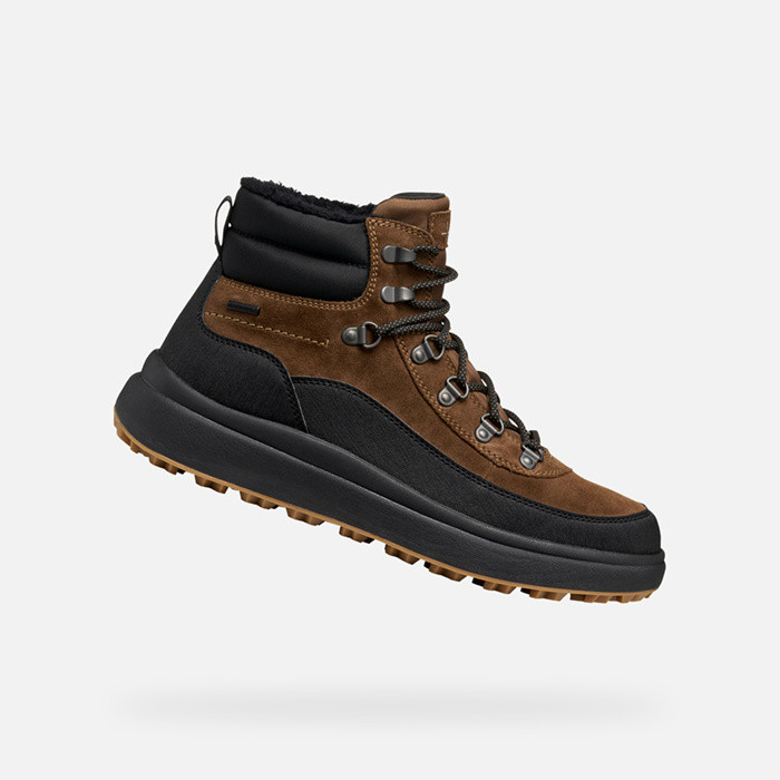 Chaussures imperméables GRANITO + GRIP ABX HOMME Brun/Noir | GEOX