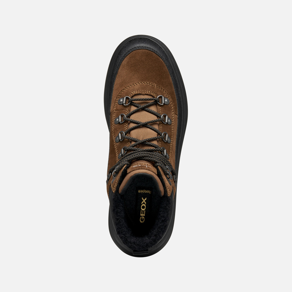 Waterproof boots GRANITO + GRIP ABX MAN Toffee/Black - image number 5 | GEOX