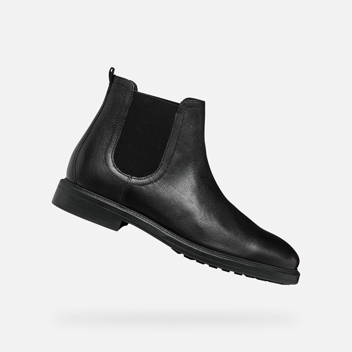 Chelsea boots TIBERIO MAN Black | GEOX