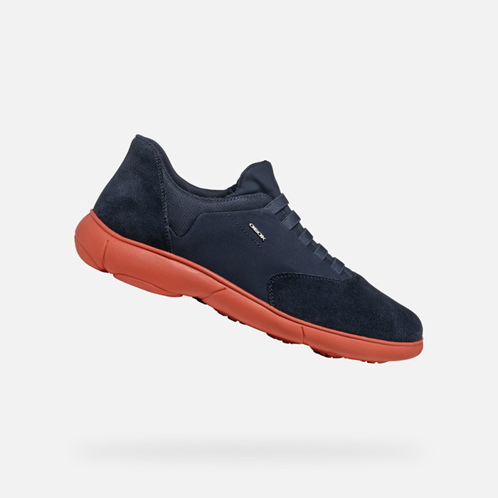 Sneakers basse NEBULA 2.0 UOMO Blu navy/Mattone | GEOX