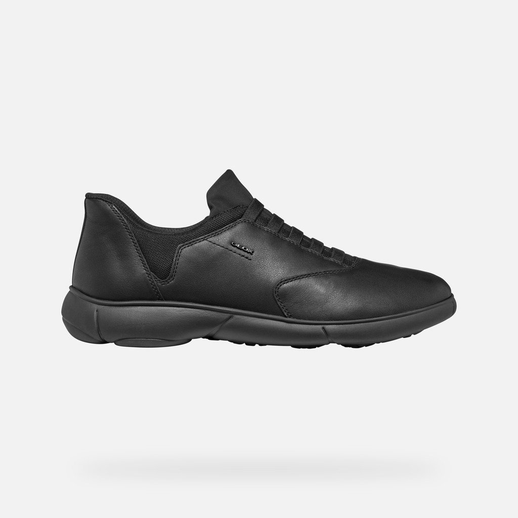 Geox® NEBULA 2.0 MAN: Black Low Top Sneakers | Geox