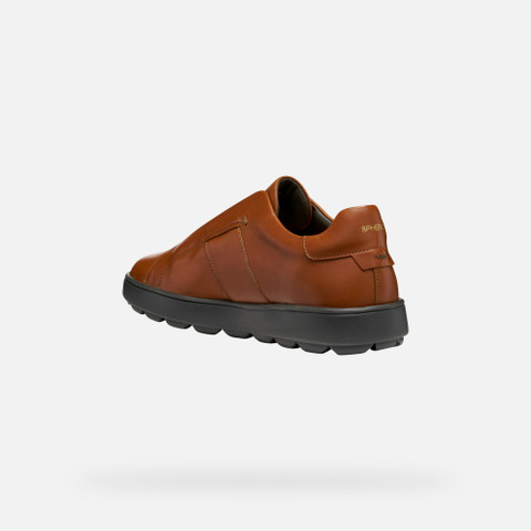 Laceless sneakers SPHERICA ECUB-1 MAN Light Brown - image number 3 | GEOX