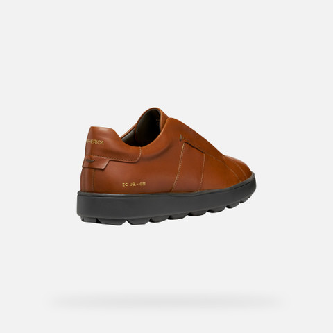 Laceless sneakers SPHERICA ECUB-1 MAN Light Brown - image number 4 | GEOX