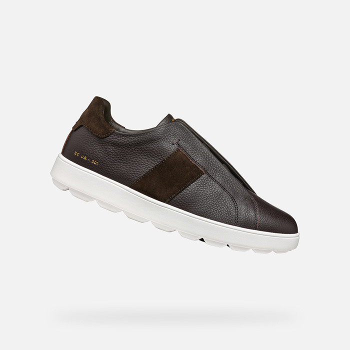 Laceless sneakers SPHERICA ECUB-1 MAN Coffee | GEOX