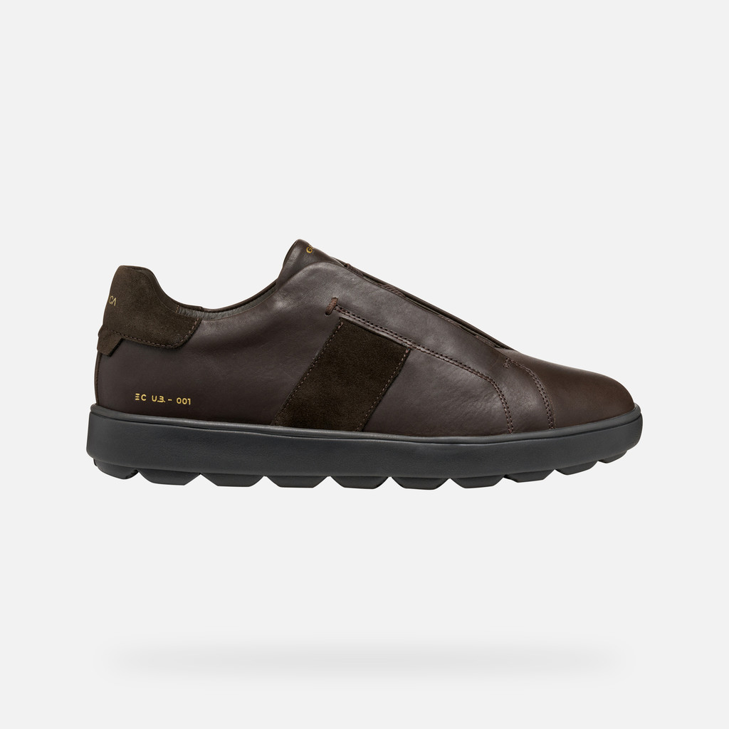 Laceless sneakers SPHERICA ECUB-1 MAN Coffee - image number 1 | GEOX