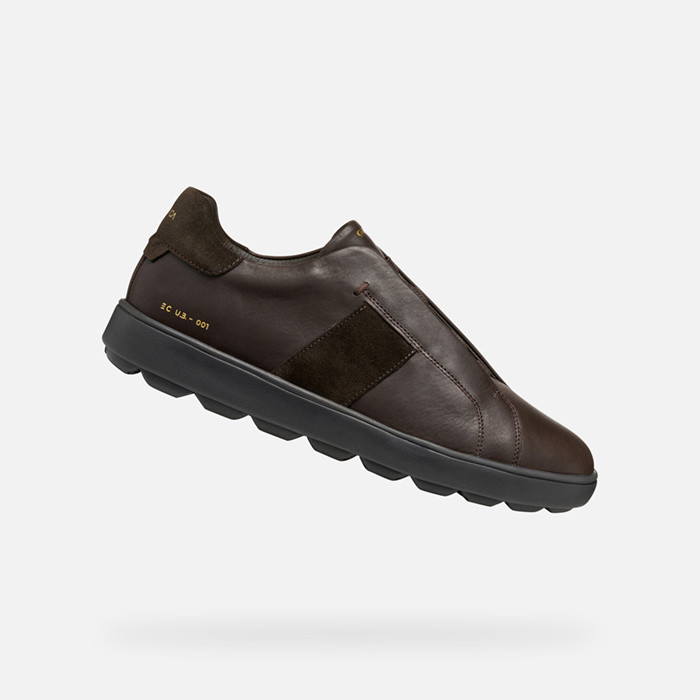 Laceless sneakers SPHERICA ECUB-1 MAN Coffee | GEOX