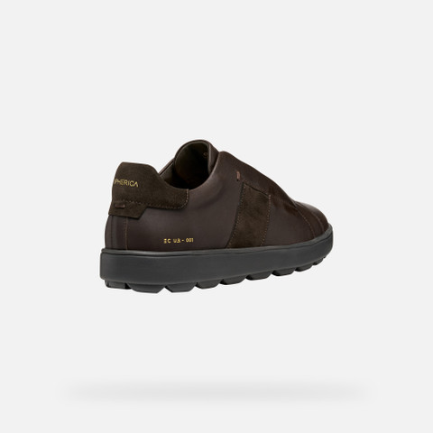 Laceless sneakers SPHERICA ECUB-1 MAN Coffee - image number 4 | GEOX