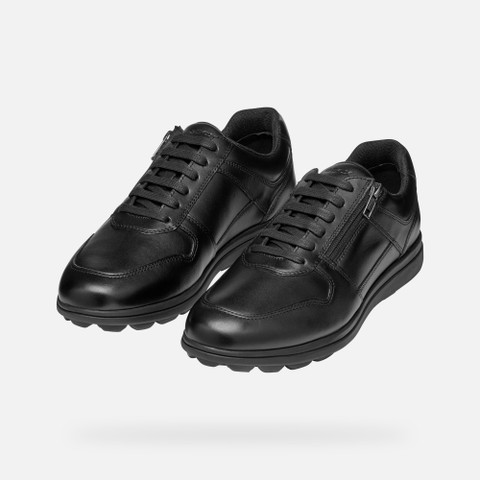 Leather shoes SPHERICA EC12 MAN Black - image number 8 | GEOX