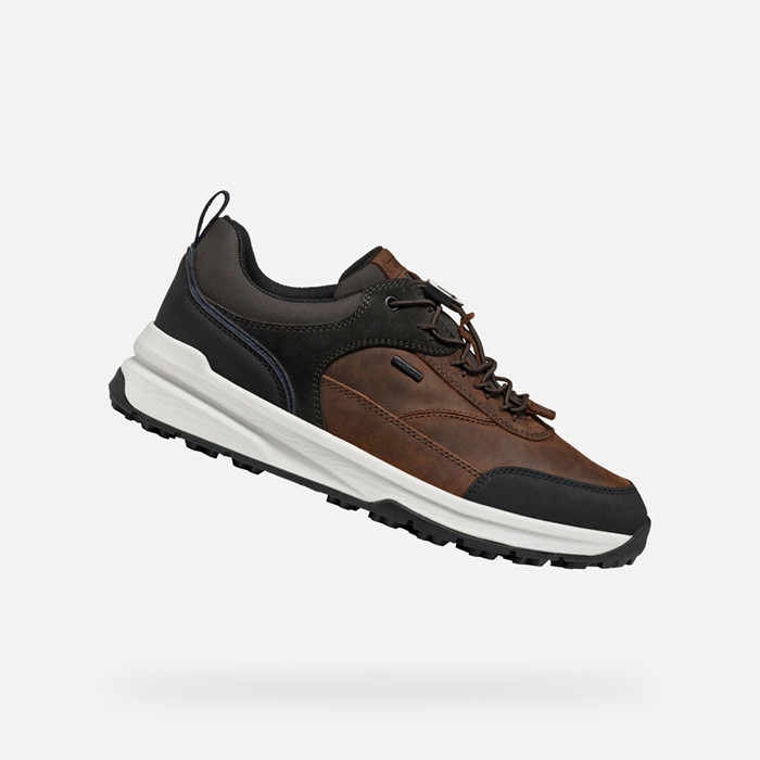 Waterproof trainers STERRATRAIL + GRIP ABX MAN Coffee | GEOX