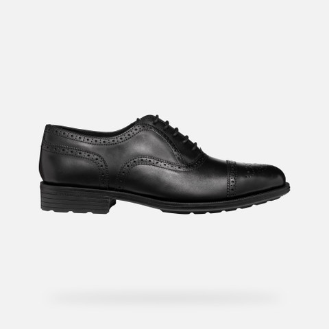 leather shoes WALK PLEASURE F MAN Black - image number 1 | GEOX