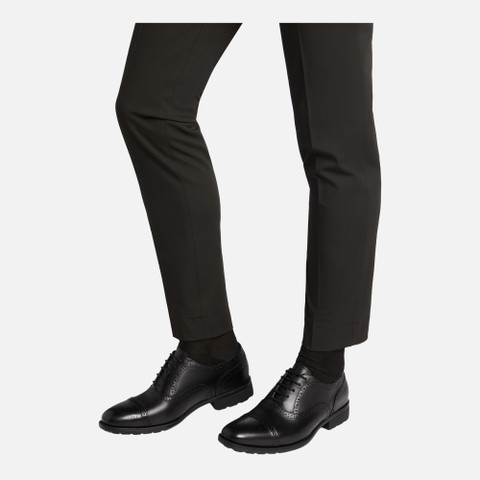 leather shoes WALK PLEASURE F MAN Black - image number 2 | GEOX