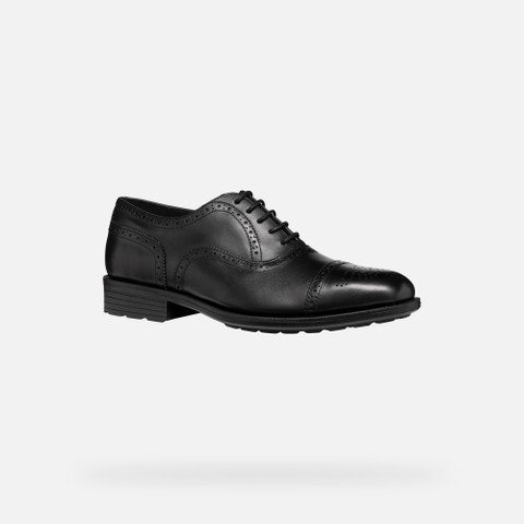 leather shoes WALK PLEASURE F MAN Black - image number 3 | GEOX