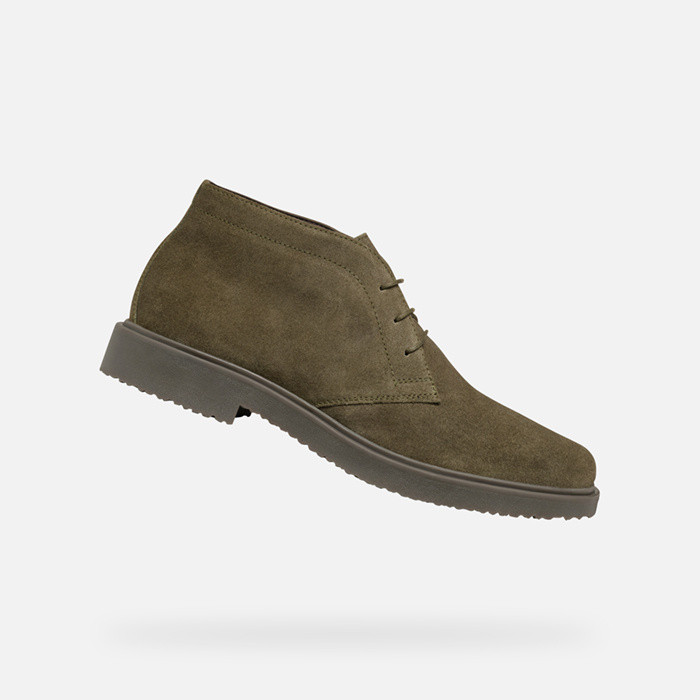 Suede ankle boots MASSIMIANO MAN Military | GEOX