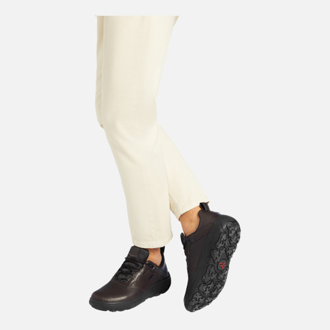 Waterproof trainers NEBULA + GRIP ABX MAN Coffee - image number 2 | GEOX
