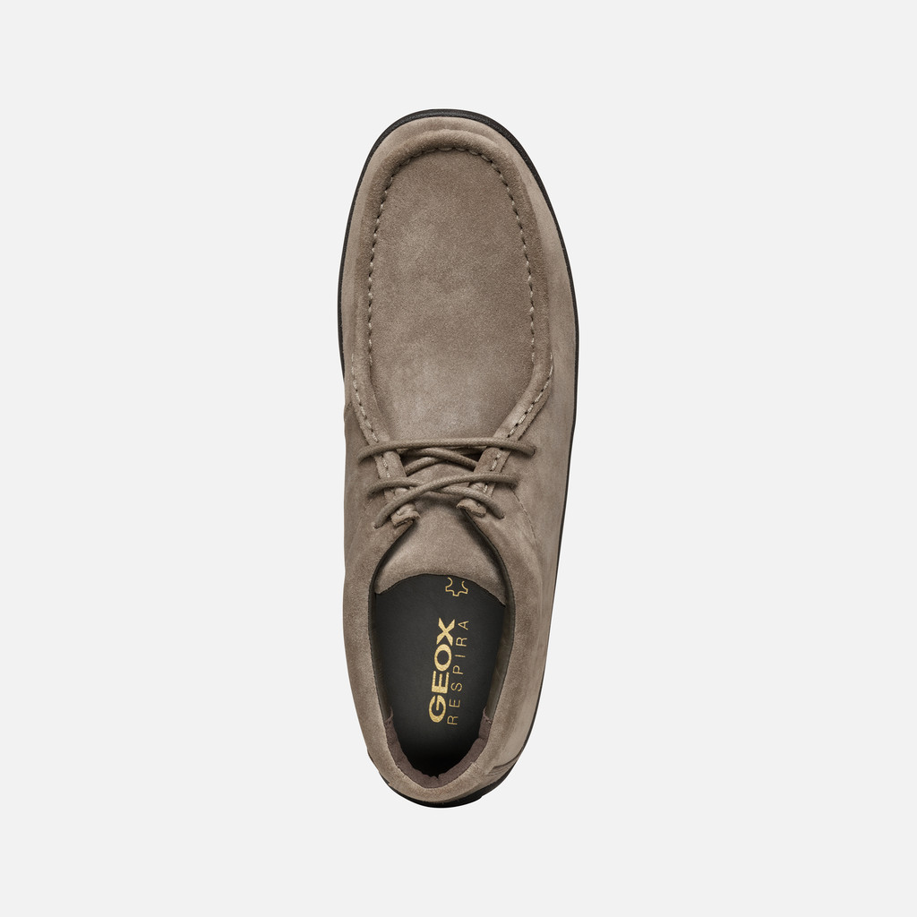 Suede loafers SPHERICA EC14 MAN Dove grey - image number 6 | GEOX