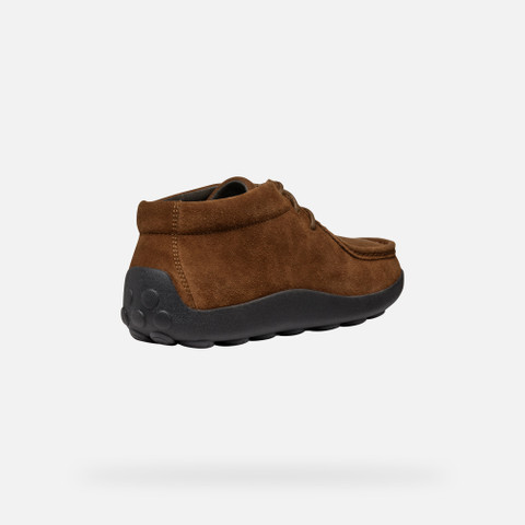 Suede loafers SPHERICA EC14 MAN Brown cotto - image number 4 | GEOX