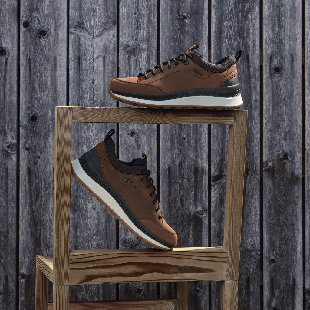 Waterproof trainers SPHERICA ACTIF X2 ABX MAN Coffee/Black - image number 7 | GEOX