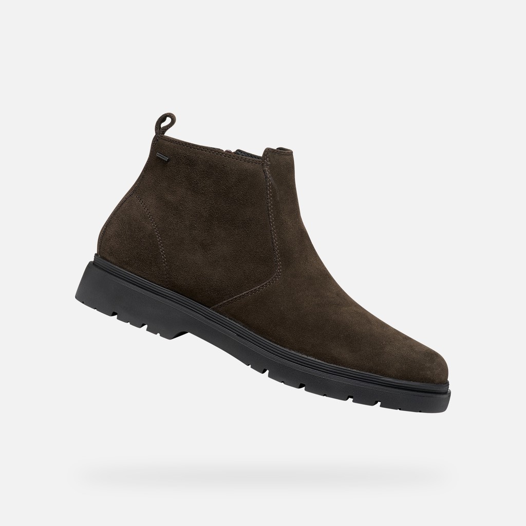 Wasserfeste Stiefeletten SPHERICA EC1 ABX HERR Dunkelbraun - image number 0 | GEOX