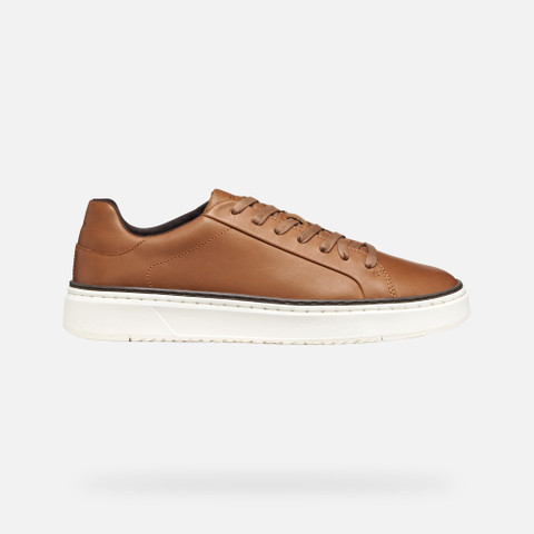 Low top sneakers ZACKERTY MAN Cognac - image number 1 | GEOX