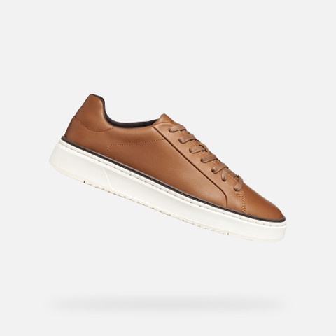 Low top sneakers ZACKERTY MAN Cognac - image number 0 | GEOX